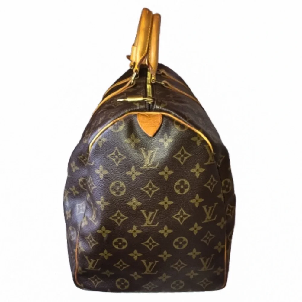 LOUIS VUITTON Monogram KEEPALL 50 LV Boston Travel Weekend Duffle Bag France